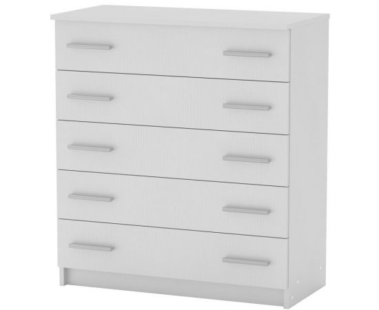 Συρταριέρα Penelope pakoworld 5 συρταριών λευκό 80.5x38x89εκ - ΣΥΡΤΑΡΙΕΡΕΣ - ΤΟΥΑΛΕΤΕΣ στο Milonadakis.gr
