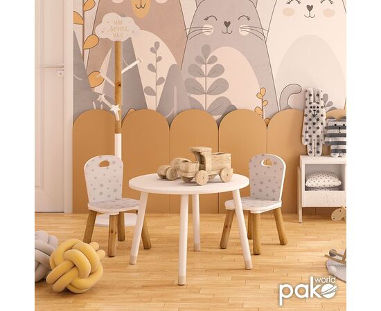 Παιδικό τραπεζάκι Playful pakoworld λευκό-φυσικό Φ60x43,5εκ - ΠΑΙΔΙΚΟ ΔΩΜΑΤΙΟ στο Milonadakis.gr