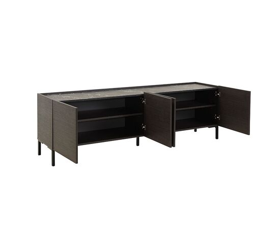 Έπιπλο τηλεόρασης Calliope pakoworld wenge-μαύρο μαρμάρου 180x44x57εκ - ΕΠΙΠΛΑ ΤΗΛΕΟΡΑΣΗΣ στο Milonadakis.gr