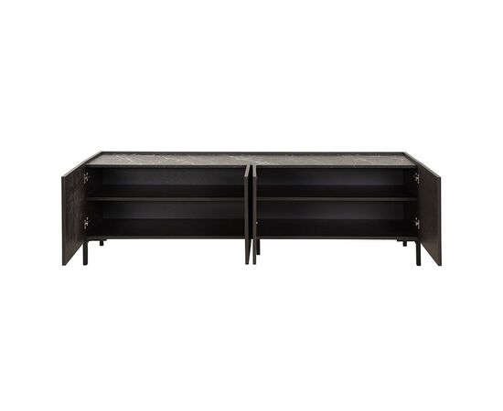 Έπιπλο τηλεόρασης Calliope pakoworld wenge-μαύρο μαρμάρου 180x44x57εκ - ΕΠΙΠΛΑ ΤΗΛΕΟΡΑΣΗΣ στο Milonadakis.gr
