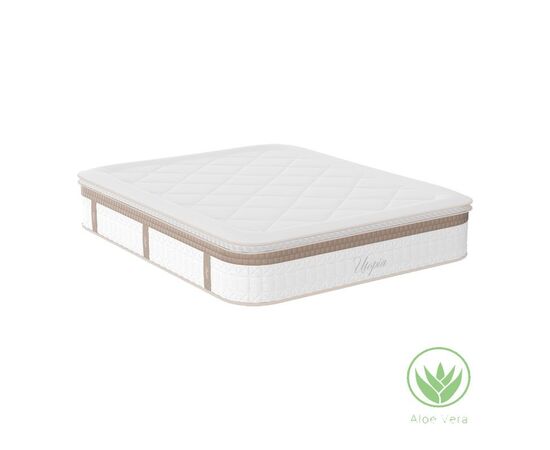 Στρώμα Utopia pakoworld pocket spring με ανώστρωμα aloe vera 30-32cm 140x200εκ - POCKET SPRING στο Milonadakis.gr