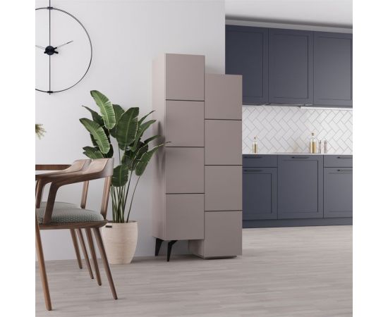 Ντουλάπι-στήλη Romane pakoworld μόκα 62.2x37.4x155.4εκ - ΟΡΓΑΝΩΣΗ ΣΠΙΤΙΟΥ στο Milonadakis.gr