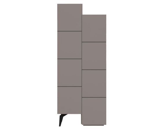 Ντουλάπι-στήλη Romane pakoworld μόκα 62.2x37.4x155.4εκ - ΟΡΓΑΝΩΣΗ ΣΠΙΤΙΟΥ στο Milonadakis.gr
