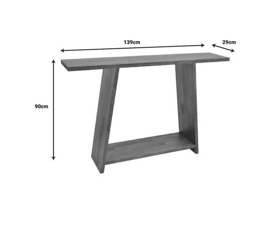 Κονσόλα Edgar pakoworld φυσικό ξύλο πεύκου 30mm καρυδί 139x29x90εκ - ΣΥΡΤΑΡΙΕΡΕΣ - ΤΟΥΑΛΕΤΕΣ στο Milonadakis.gr