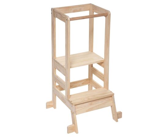 Παιδικός πύργος παρατήρησης Montessori pakoworld φυσικό 51x51x90εκ - ΠΑΙΔΙΚΟ ΔΩΜΑΤΙΟ στο Milonadakis.gr
