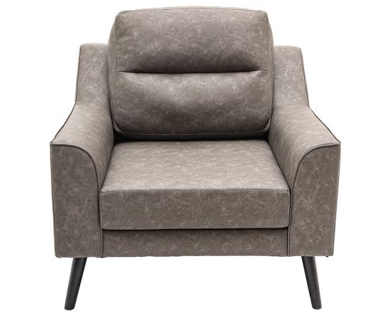 Πολυθρόνα Lonnie pakoworld τεχνόδερμα γκρι antique 94x95.5x92.5εκ - ΚΑΡΕΚΛΕΣ ΓΡΑΦΕΙΟΥ στο Milonadakis.gr