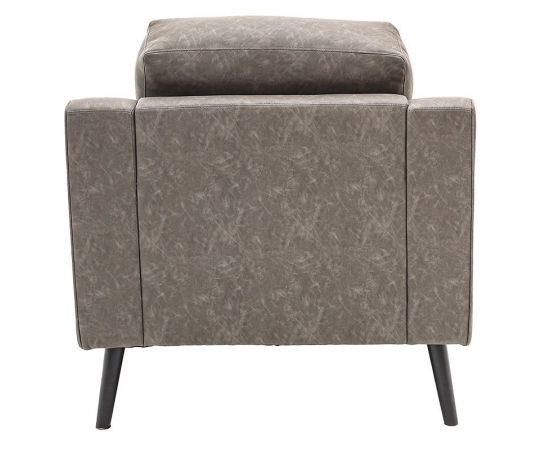 Πολυθρόνα Lonnie pakoworld τεχνόδερμα γκρι antique 94x95.5x92.5εκ - ΚΑΡΕΚΛΕΣ ΓΡΑΦΕΙΟΥ στο Milonadakis.gr