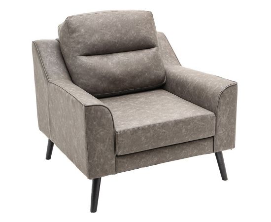 Πολυθρόνα Lonnie pakoworld τεχνόδερμα γκρι antique 94x95.5x92.5εκ - ΚΑΡΕΚΛΕΣ ΓΡΑΦΕΙΟΥ στο Milonadakis.gr