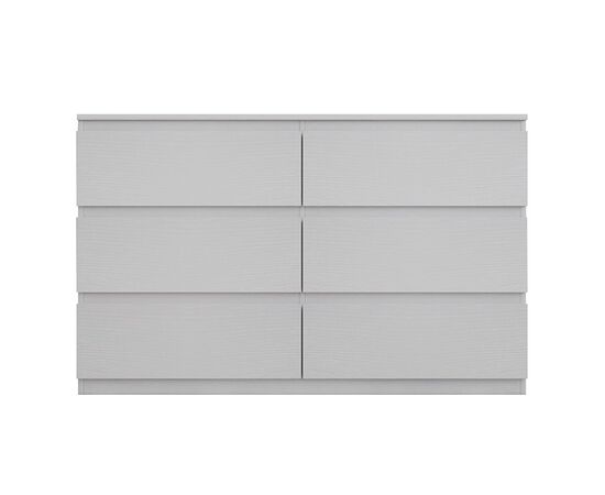 Συρταριέρα Cindy pakoworld 6 συρταριών λευκό 120x40x75εκ - ΣΥΡΤΑΡΙΕΡΕΣ - ΤΟΥΑΛΕΤΕΣ στο Milonadakis.gr