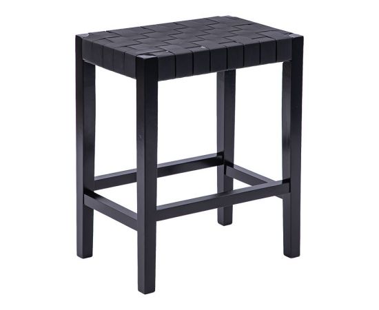 Σκαμπό Ridley pakoworld ξύλο-pu μαύρο 51x34x61.5εκ - ΠΟΥΦ - ΣΚΑΜΠΟ - ΜΠΑΟΥΛΟ στο Milonadakis.gr