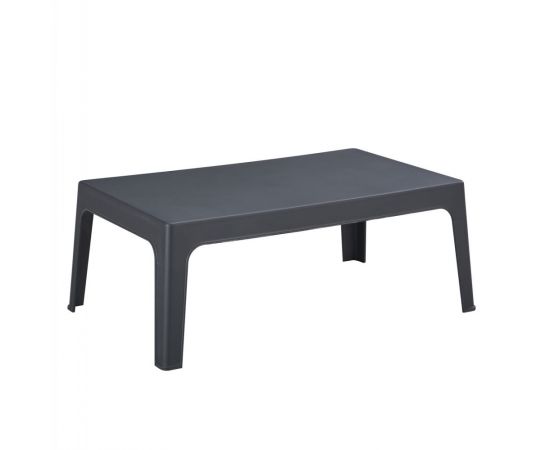 ΤΡΑΠΕΖΑΚΙ ΟΡΘΟΓΩΝΙΟ SLEEK HM6367.10 ΠΟΛΥΠΡΟΠΥΛΕΝΙΟ ΣΕ ΣΚΟΥΡΟ ΓΚΡΙ 99x59.5x39.5Υεκ. - ΤΡΑΠΕΖΙΑ ΕΞ. ΧΩΡΟΥ στο Milonadakis.gr