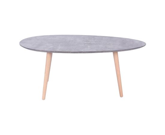 Τραπέζι σαλονιού HAMILTON pakoworld χρώμα γκρι cement-φυσικό 98x60x38εκ - ΤΡΑΠΕΖΑΚΙΑ ΣΑΛΟΝΙΟΥ στο Milonadakis.gr
