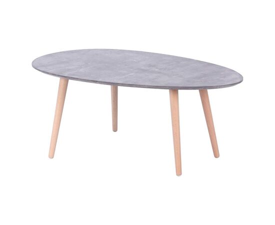 Τραπέζι σαλονιού HAMILTON pakoworld χρώμα γκρι cement-φυσικό 98x60x38εκ - ΤΡΑΠΕΖΑΚΙΑ ΣΑΛΟΝΙΟΥ στο Milonadakis.gr