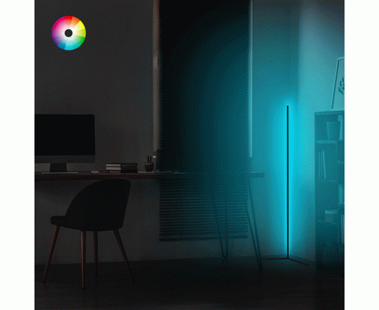 Φωτιστικό δαπέδου Esthetic pakoworld LED μαύρο 30x2x120εκ - ΦΩΤΙΣΤΙΚΑ ΔΑΠΕΔΟΥ στο Milonadakis.gr