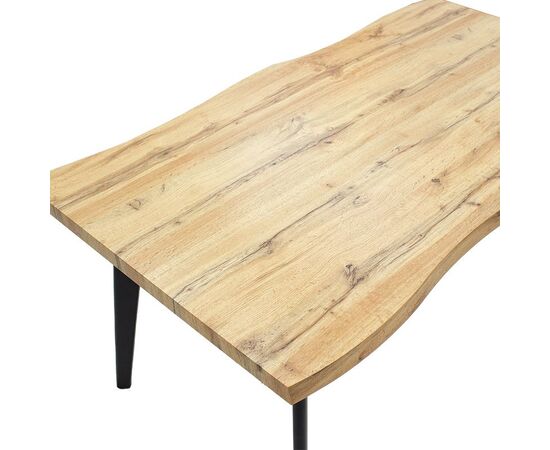 Τραπέζι Velto pakoworld MDF sonoma 160x90x76εκ - ΤΡΑΠΕΖΙΑ ΚΟΥΖΙΝΑΣ στο Milonadakis.gr