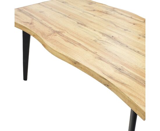 Τραπέζι Velto pakoworld MDF sonoma 160x90x76εκ - ΤΡΑΠΕΖΙΑ ΚΟΥΖΙΝΑΣ στο Milonadakis.gr