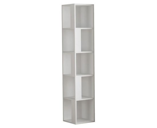 Βιβλιoθήκη στήλη Raphael pakoworld λευκό 31.5x31.5x159εκ - ΒΙΒΛΙΟΘΗΚΕΣ στο Milonadakis.gr