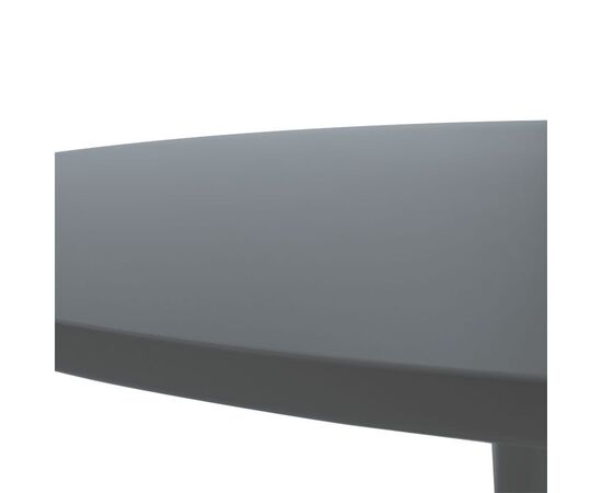 Τραπέζι Balou pakoworld MDF ανθρακί ματ Φ100x75εκ - ΤΡΑΠΕΖΙΑ ΚΟΥΖΙΝΑΣ στο Milonadakis.gr