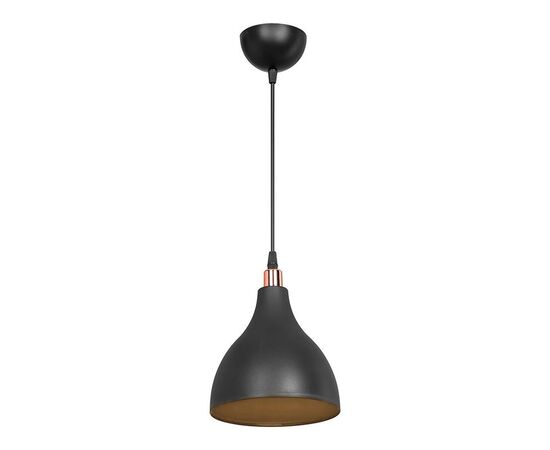Φωτιστικό οροφής μονόφωτο Lofty pakoworld Ε27 μαύρο Φ18x22εκ - ΦΩΤΙΣΤΙΚΑ ΟΡΟΦΗΣ στο Milonadakis.gr