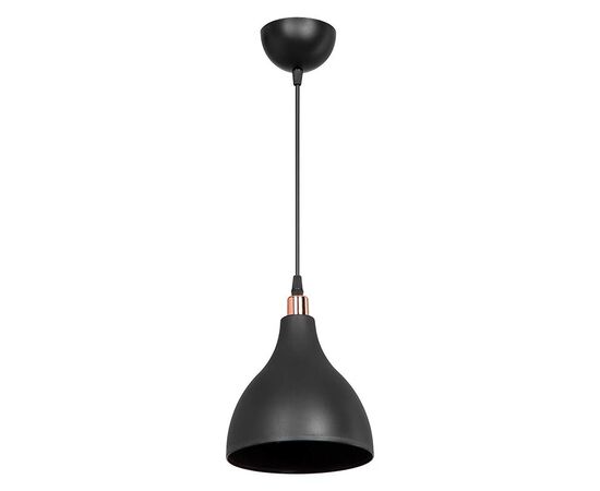 Φωτιστικό οροφής μονόφωτο Lofty pakoworld Ε27 μαύρο Φ18x22εκ - ΦΩΤΙΣΤΙΚΑ ΟΡΟΦΗΣ στο Milonadakis.gr
