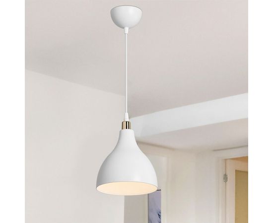 Φωτιστικό οροφής μονόφωτο Lofty pakoworld Ε27 λευκό Φ18x22εκ - ΦΩΤΙΣΤΙΚΑ ΟΡΟΦΗΣ στο Milonadakis.gr