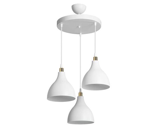 Φωτιστικό οροφής τρίφωτο Lofty pakoworld Ε27 λευκό Φ40x80εκ - ΦΩΤΙΣΤΙΚΑ ΟΡΟΦΗΣ στο Milonadakis.gr