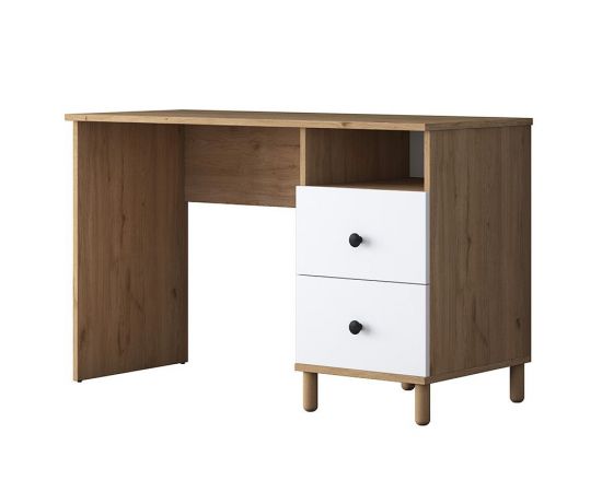 Γραφείο με βιβλιοθήκη Goldie pakoworld λευκό-φυσικό 160x50x161.8εκ - ΓΡΑΦΕΙΑ στο Milonadakis.gr