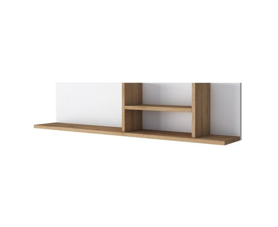 Γραφείο με βιβλιοθήκη Goldie pakoworld λευκό-φυσικό 160x50x161.8εκ - ΓΡΑΦΕΙΑ στο Milonadakis.gr