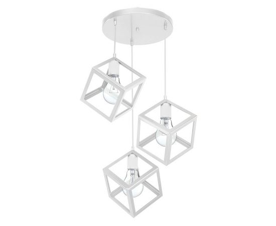 Φωτιστικό οροφής τρίφωτο Deepora pakoworld Ε27 λευκό 30x80x80εκ - ΦΩΤΙΣΤΙΚΑ ΟΡΟΦΗΣ στο Milonadakis.gr