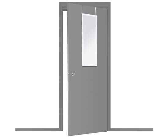Καθρέπτης πόρτας PWD-0111 pakoworld polyresin-λευκό 34x1.7x94εκ - ΚΑΘΡΕΠΤΕΣ στο Milonadakis.gr