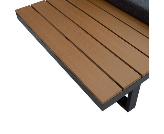 Σαλόνι Christie αλουμίνιο-plywood ύφασμα γκρι-φυσικό - ΣΕΤ ΣΑΛΟΝΙΑ στο Milonadakis.gr