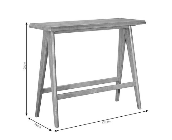 Τραπέζι Bar Winslow pakoworld ξύλο rubberwood ανοικτό καρυδί 120x45x100εκ - ΤΡΑΠΕΖΙΑ ΚΟΥΖΙΝΑΣ στο Milonadakis.gr