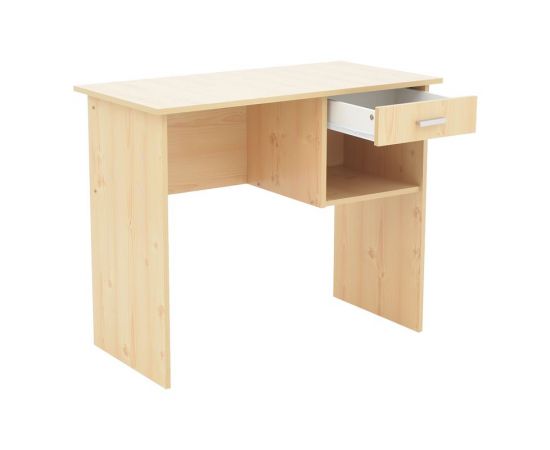 Γραφείο εργασίας με συρτάρι Michael pakoworld φυσικό 88x45x72εκ - ΓΡΑΦΕΙΑ στο Milonadakis.gr