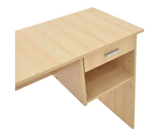 Γραφείο εργασίας με συρτάρι Michael pakoworld φυσικό 88x45x72εκ - ΓΡΑΦΕΙΑ στο Milonadakis.gr