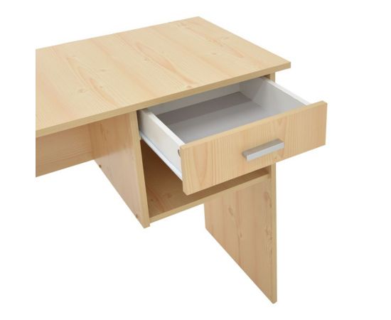Γραφείο εργασίας με συρτάρι Michael pakoworld φυσικό 88x45x72εκ - ΓΡΑΦΕΙΑ στο Milonadakis.gr
