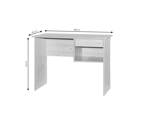 Γραφείο εργασίας με συρτάρι Michael pakoworld wenge 88x45x72εκ - ΓΡΑΦΕΙΑ στο Milonadakis.gr