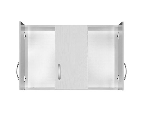 Πατάρι ντουλάπας Zelia pakoworld τρίφυλλο λευκό 90x42x60εκ - ΝΤΟΥΛΑΠΕΣ στο Milonadakis.gr