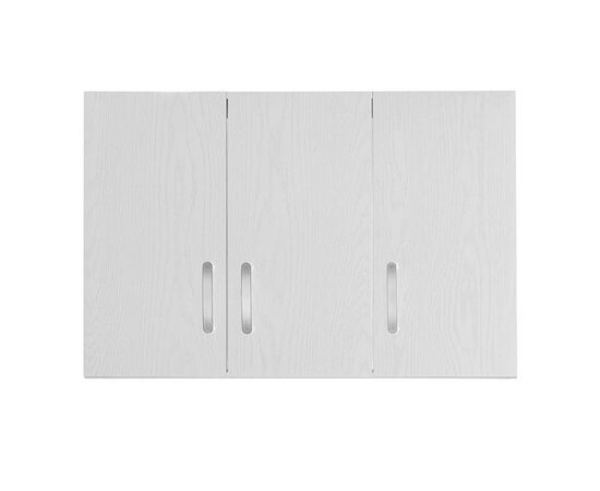Πατάρι ντουλάπας Zelia pakoworld τρίφυλλο λευκό 90x42x60εκ - ΝΤΟΥΛΑΠΕΣ στο Milonadakis.gr