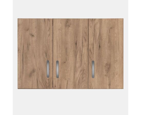 Πατάρι ντουλάπας Zelia pakoworld τρίφυλλο oak 90x42x60εκ - ΝΤΟΥΛΑΠΕΣ στο Milonadakis.gr