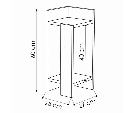 Κομοδίνο Immerse pakoworld σετ 2 τμχ. antique λευκό-γκρι 27x25x60εκ - ΚΟΜΟΔΙΝΑ στο Milonadakis.gr