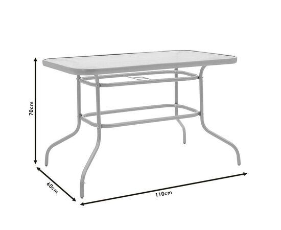 Τραπεζαρία Valor-Calan σετ 5τεμ pakoworld μέταλλο-textilene καφέ 110x60x70εκ - ΣΕΤ ΤΡΑΠΕΖΑΡΙΕΣ στο Milonadakis.gr