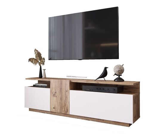 Έπιπλο τηλεόρασης Elana pakoworld sonoma-λευκό 150x29.5x46.3εκ - ΕΠΙΠΛΑ ΤΗΛΕΟΡΑΣΗΣ στο Milonadakis.gr