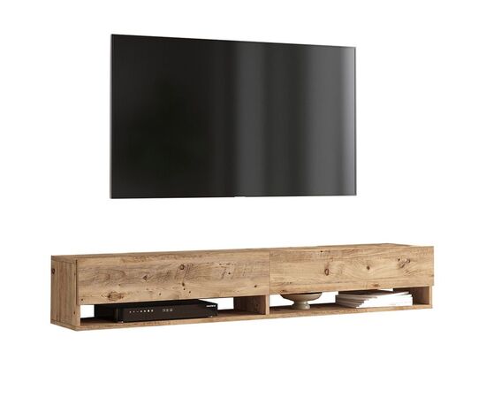 Έπιπλο τηλεόρασης επιτοίχιο Roscoe pakoworld sonoma 180x31.6x29.6εκ - ΕΠΙΠΛΑ ΤΗΛΕΟΡΑΣΗΣ στο Milonadakis.gr