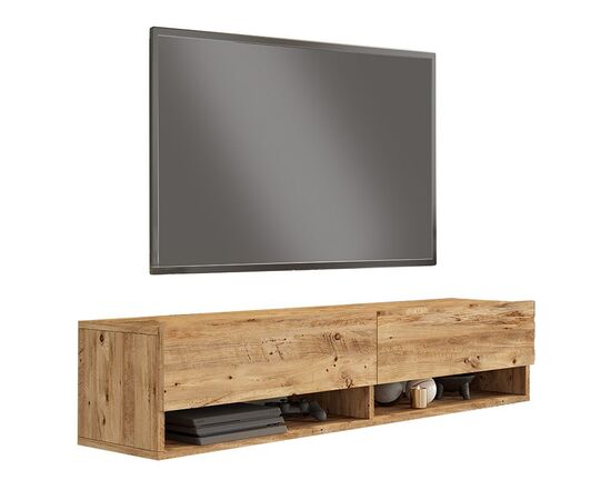 Έπιπλο τηλεόρασης επιτοίχιο Roscoe pakoworld sonoma 140x31.6x29.6εκ - ΕΠΙΠΛΑ ΤΗΛΕΟΡΑΣΗΣ στο Milonadakis.gr
