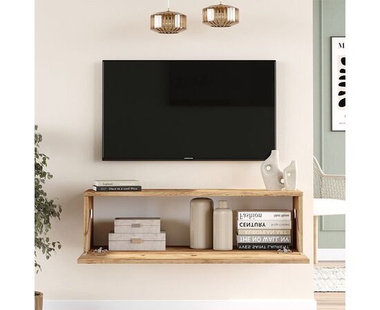 Έπιπλο τηλεόρασης επιτοίχιο Serit pakoworld sonoma 100x31.6x29.6εκ - ΕΠΙΠΛΑ ΤΗΛΕΟΡΑΣΗΣ στο Milonadakis.gr