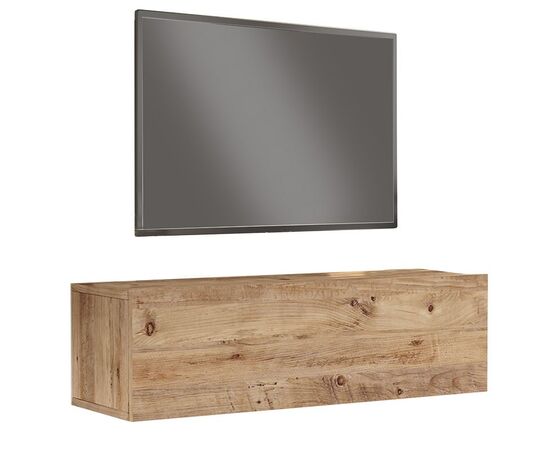 Έπιπλο τηλεόρασης επιτοίχιο Serit pakoworld sonoma 100x31.6x29.6εκ - ΕΠΙΠΛΑ ΤΗΛΕΟΡΑΣΗΣ στο Milonadakis.gr