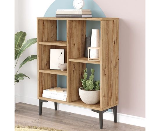 Βιβλιοθήκη χαμηλή Neville pakoworld sonoma 69x25x87.6εκ - ΒΙΒΛΙΟΘΗΚΕΣ στο Milonadakis.gr