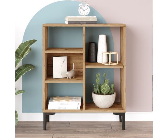 Βιβλιοθήκη χαμηλή Neville pakoworld sonoma 69x25x87.6εκ - ΒΙΒΛΙΟΘΗΚΕΣ στο Milonadakis.gr