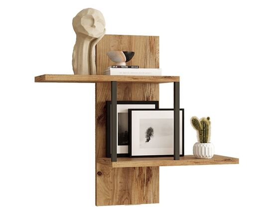 Ραφιέρα τοίχου Horatio pakoworld sonoma 66x19.5x60εκ - ΡΑΦΙΑ ΤΟΙΧΟΥ στο Milonadakis.gr