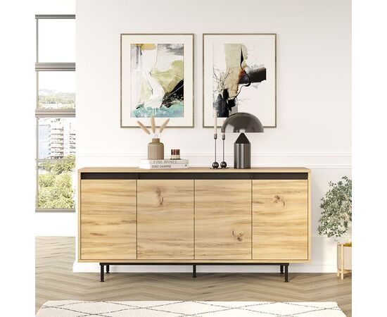 Μπουφές Jethro pakoworld sonoma-wenge 160x44.5x75.5εκ - ΜΠΟΥΦΕΔΕΣ-ΚΟΝΣΟΛΕΣ στο Milonadakis.gr